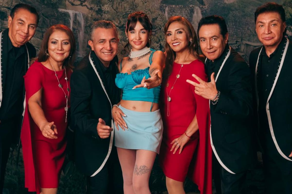 Los Ángeles Azules atraen a María Becerra con cumbia