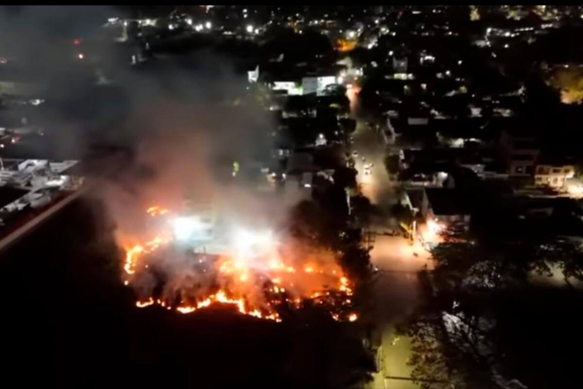 Grave incendio en El Rodeo habría sido provocado por manos humanas