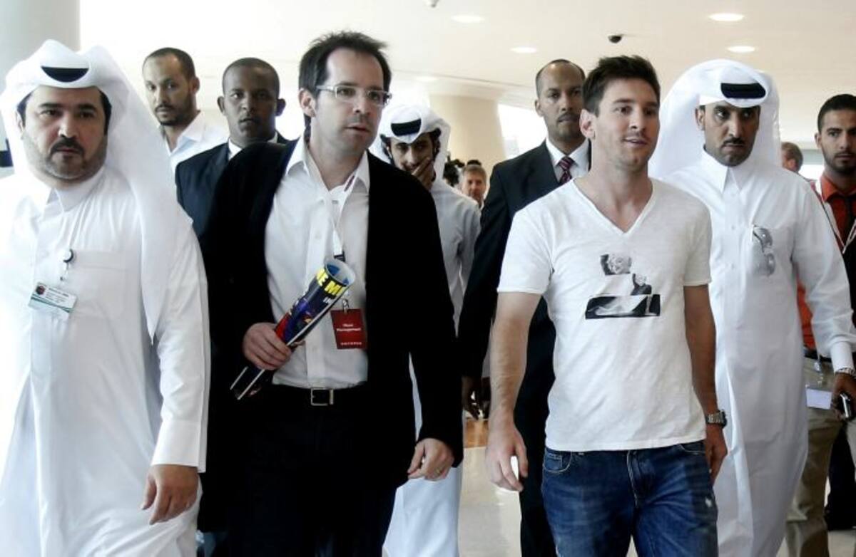 Messi está en Doha, capital de Qatar, uno de los Emiratos Árabes, AFP