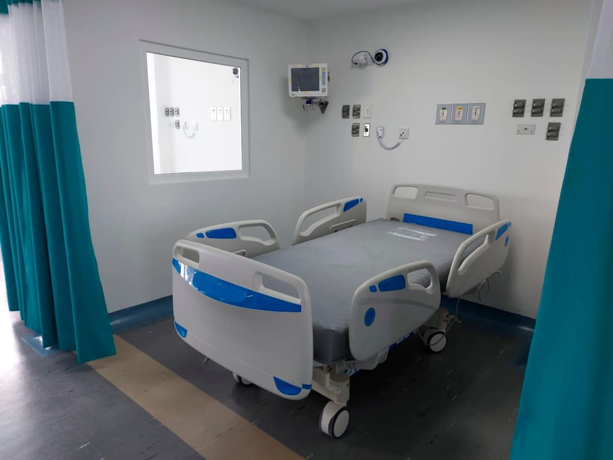 Serán 36 camas UCI las instaladas en el piso quinto, pero no son camas nuevas sino trasladadas del piso décimo. //CORTESÍA