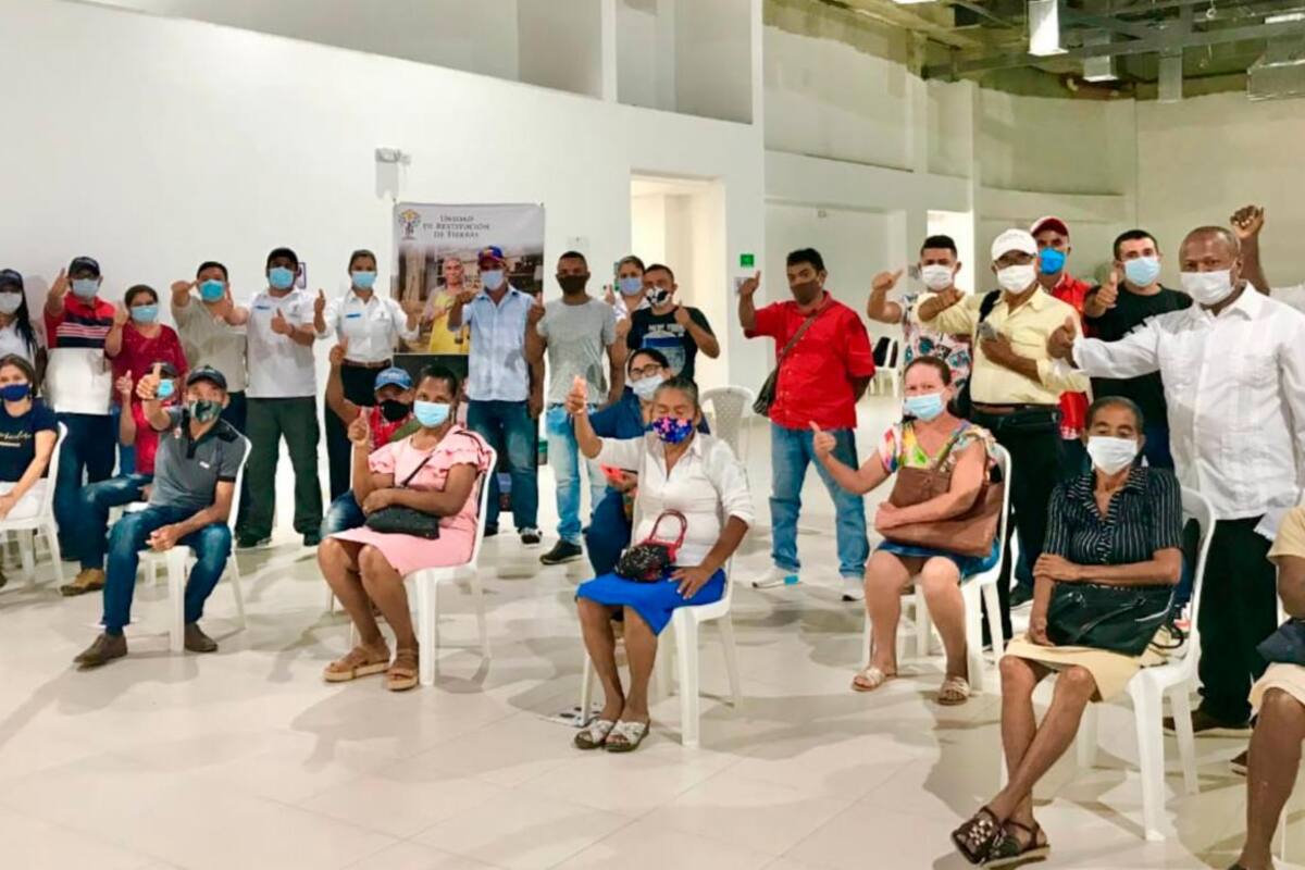 En Sucre, familias restituidas aseguran comercialización de productos