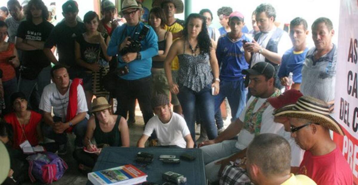 Campesinos en el Catatumbo. COLPRENSA