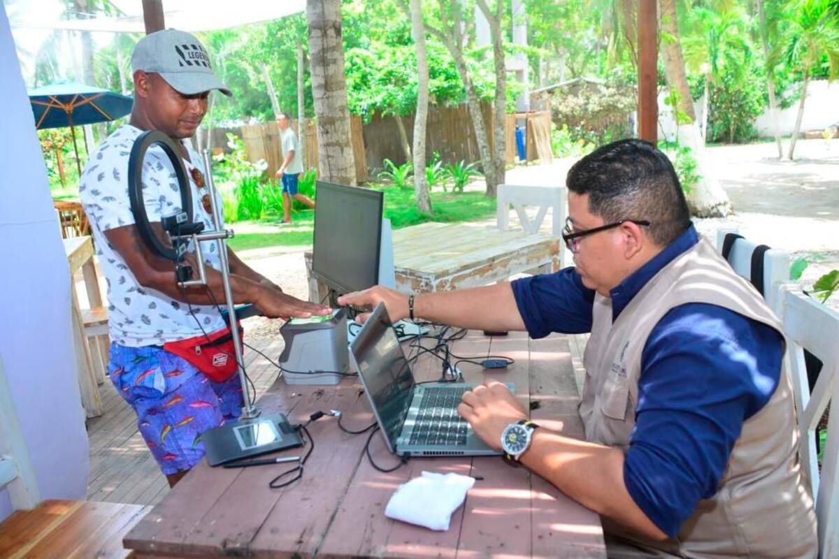 Niños y adultos de la zona insular tramitaron su identificación por primera vez