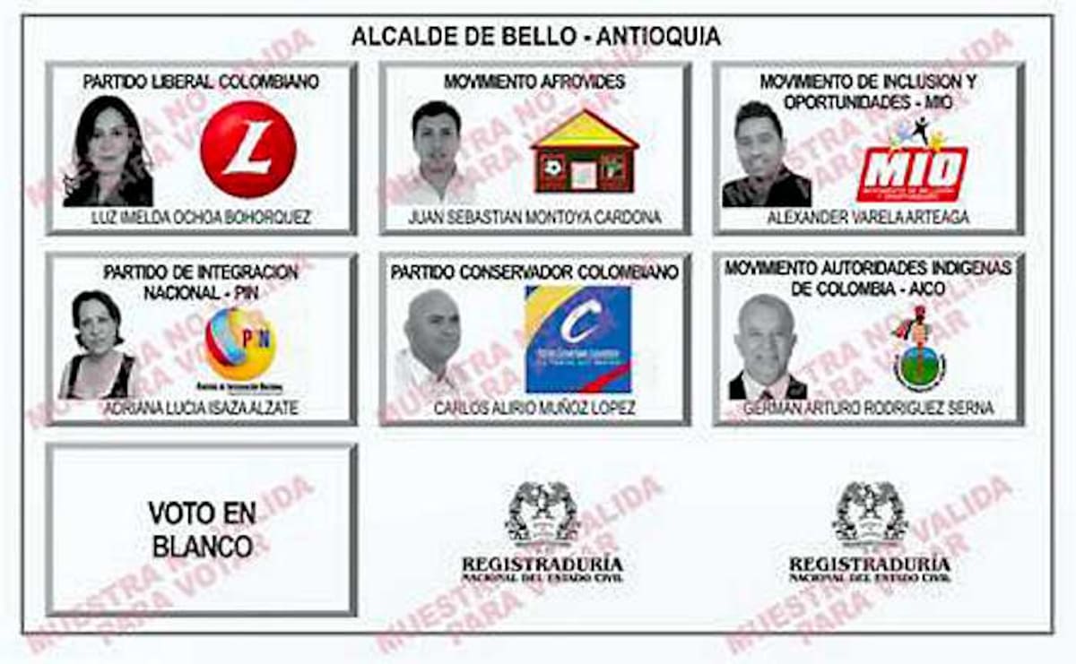 Tarjeta electoral
