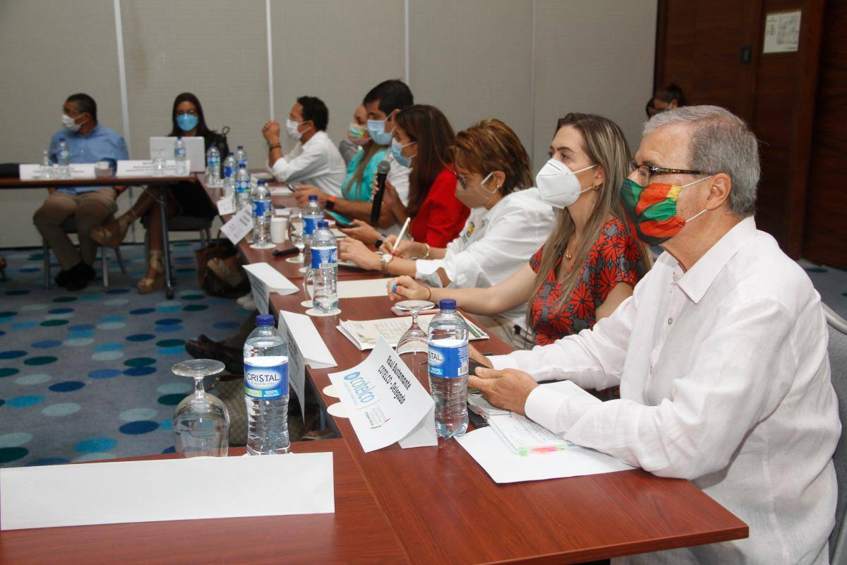 Participantes en el Comité Ejecutivo de la CRCI. //LUIS E. HERRÁN-EU.
