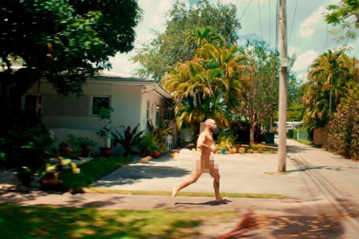 ¡In fraganti! Manuel Turizo corrió desnudo por las calles de Miami