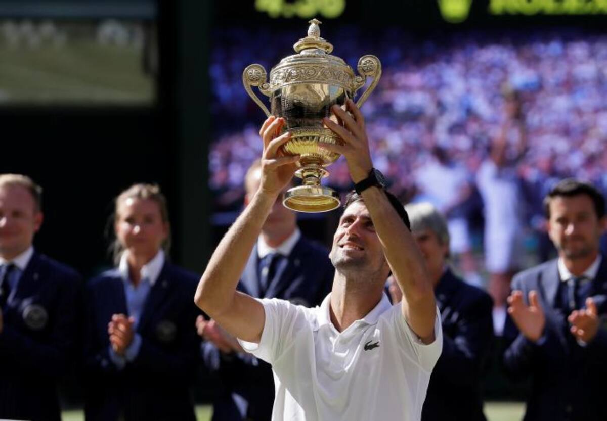 El serbio conquistó el cuarto título en Wimbledon. AP Kirsty Wigglesworth