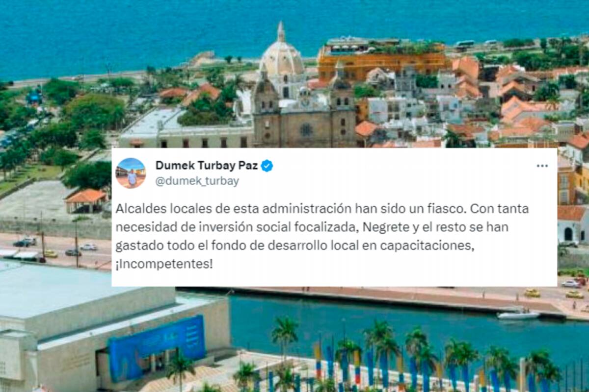 Dumek Turbay, alcalde electo, llama ‘fiasco’ a alcaldes locales de Cartagena