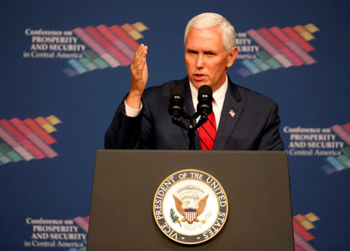 El vicepresidente de EE.UU., Mike Pence. AP
