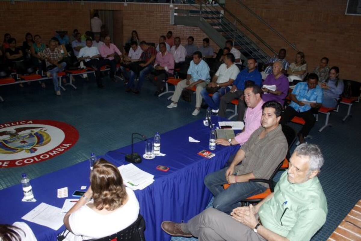 El Consejo de Política Social se cumplió ayer en el auditorio Fortunato Chadid de la Gobernación de Sucre. Manuel Santiago Pérez - El Universal