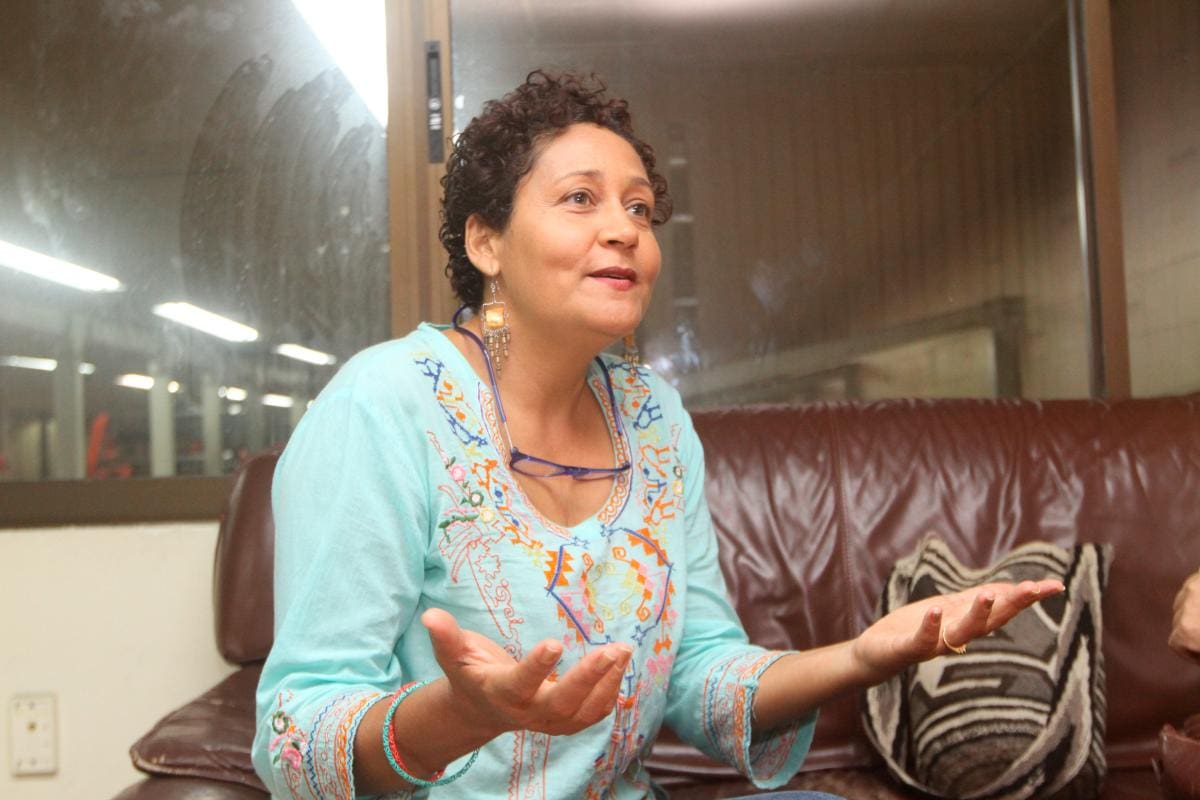 Rubiela Valderrama, miembro del Movimiento de Mujeres.