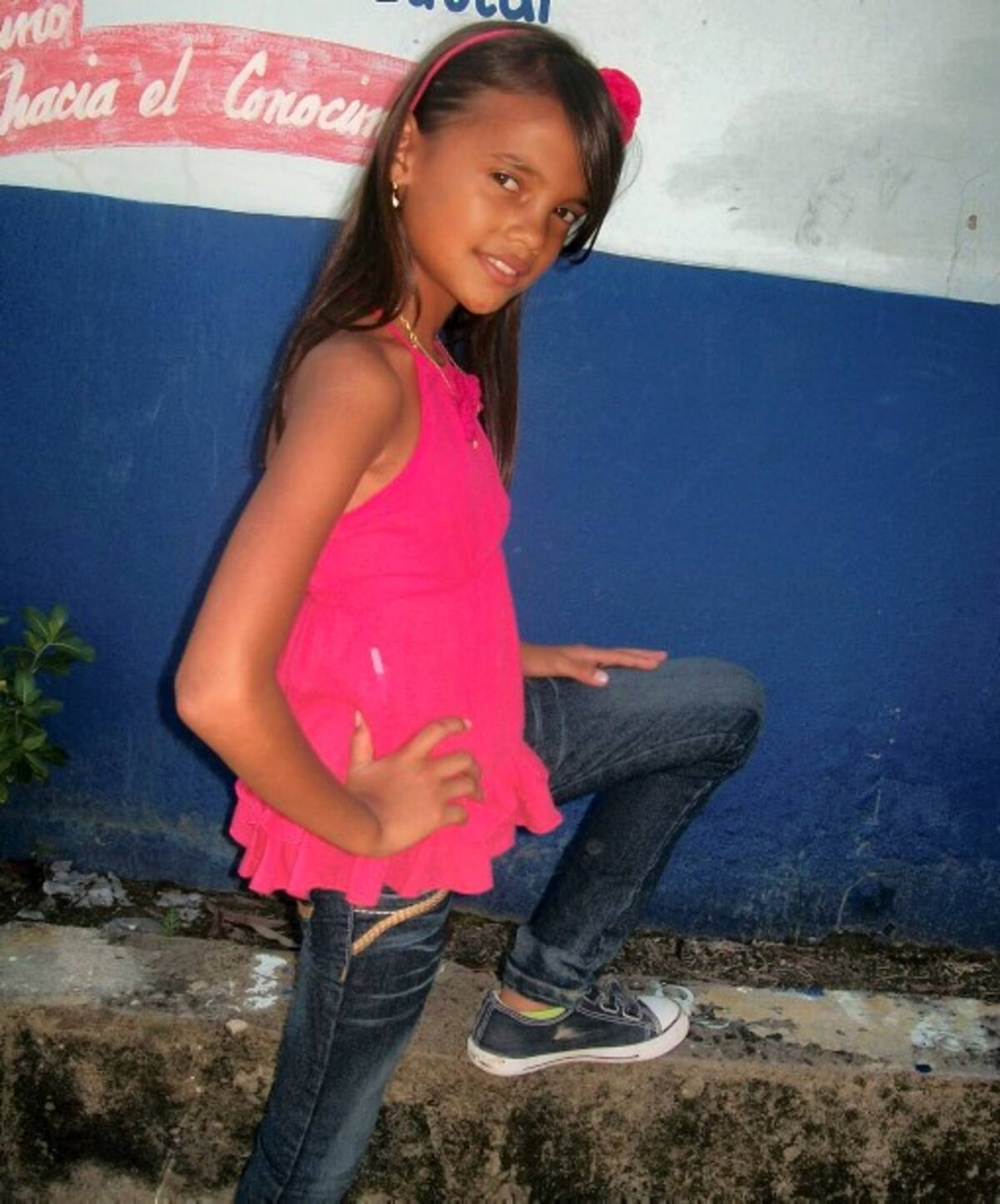Ana Sofía Salazar, candidata infantil.
