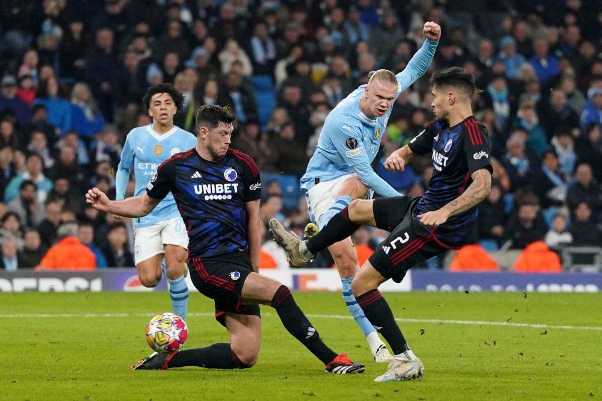 Manchester City avanza a cuartos sin mayores líos ante Copenhagen