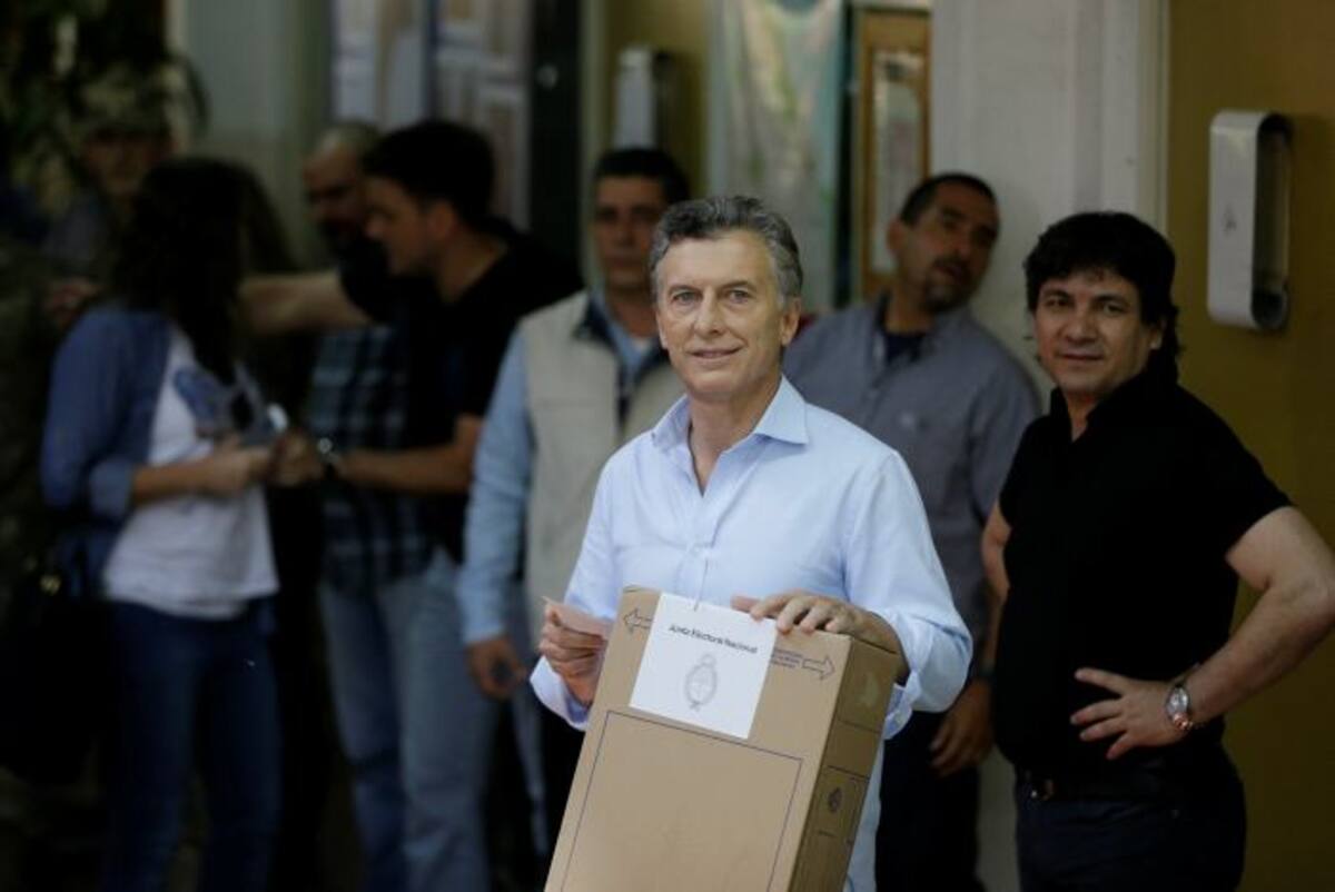 Mauricio Macri, candidato presidencial opositor. AP Ricardo Mazalan