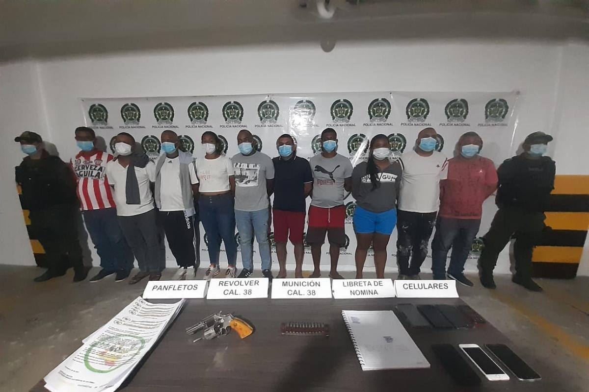 Policía ha capturado en el Caribe a 79 integrantes del ‘Clan del Golfo