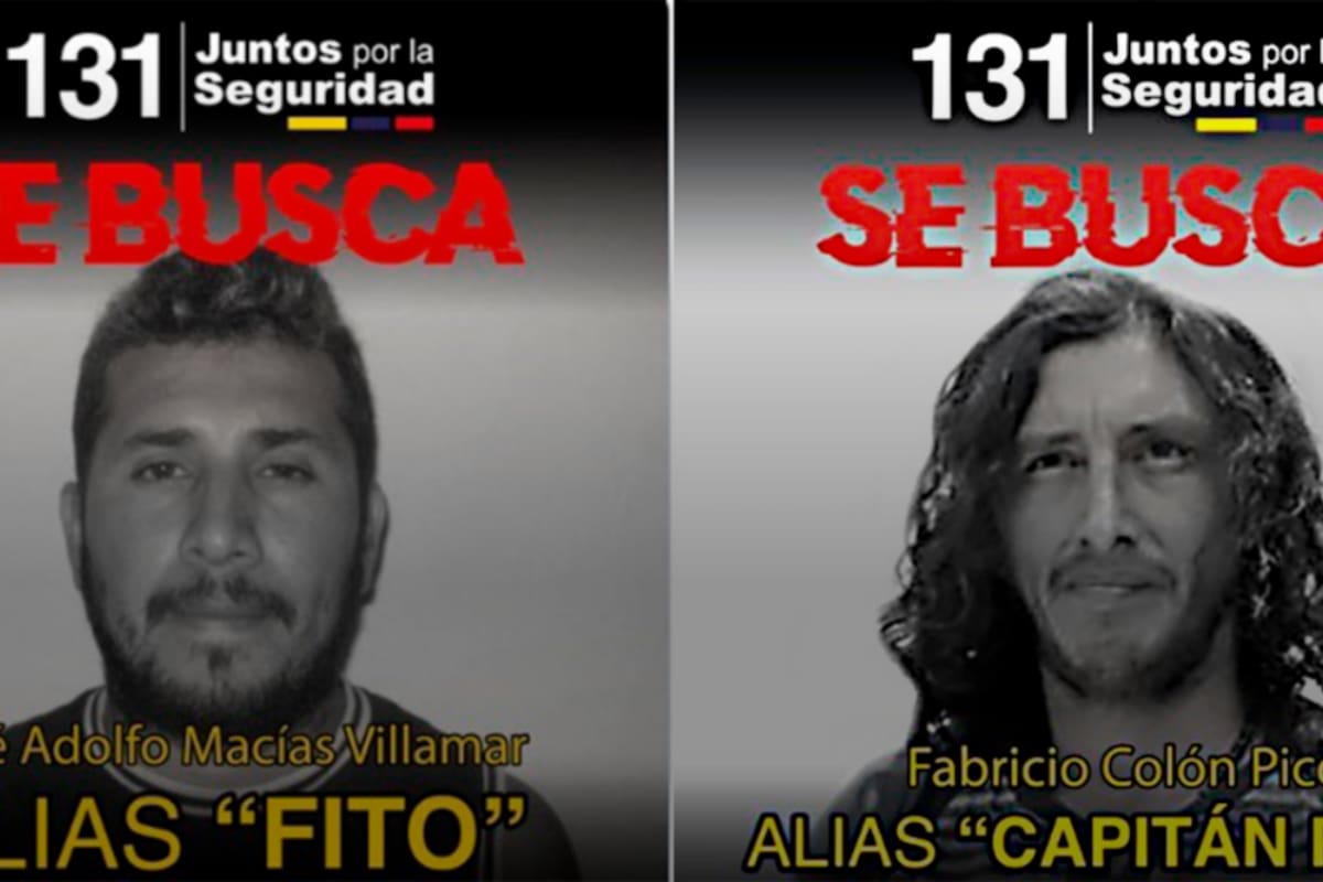 ¿Quiénes son Fabricio Colón y ‘Fito’, los criminales que tienen atemorizado a Ecuador?