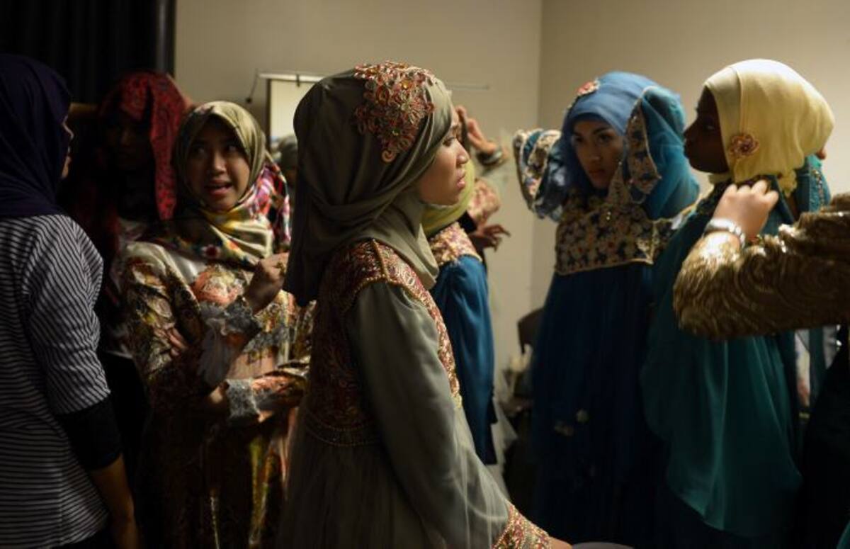 Concurso de belleza a lo musulmán. AFP