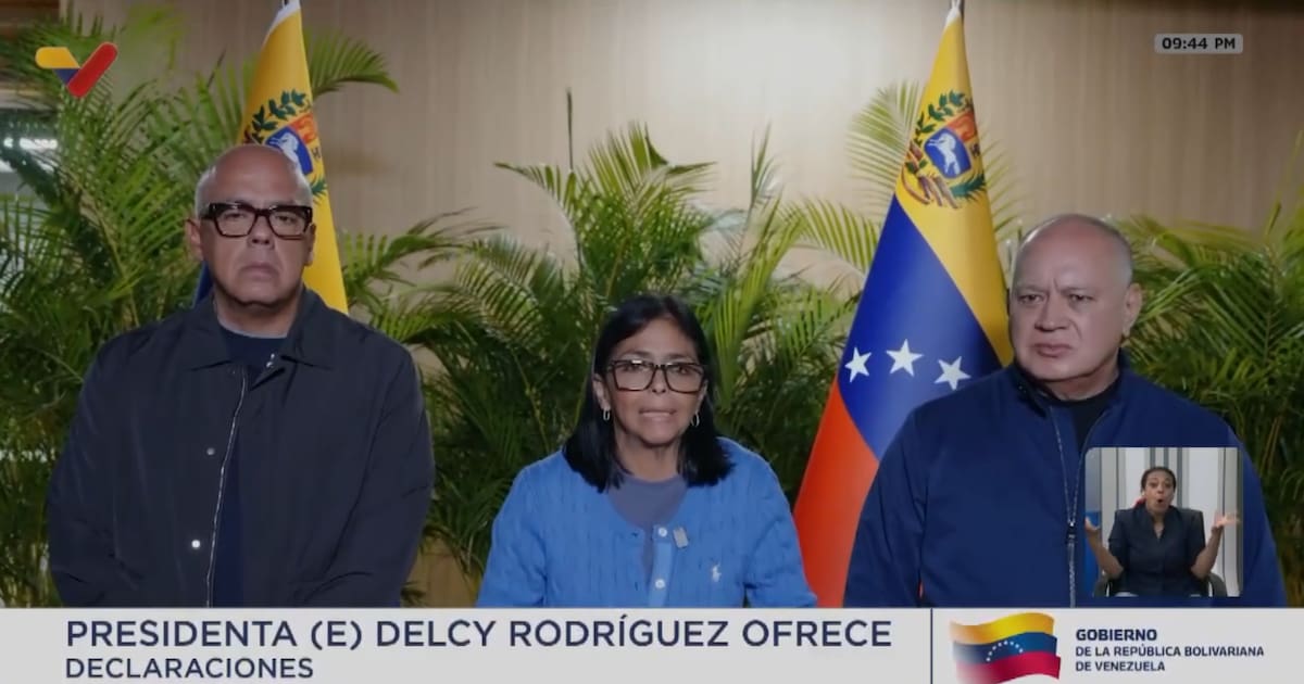 Delcy Rodríguez decreta estado de emergencia por terremotos en Venezuela
