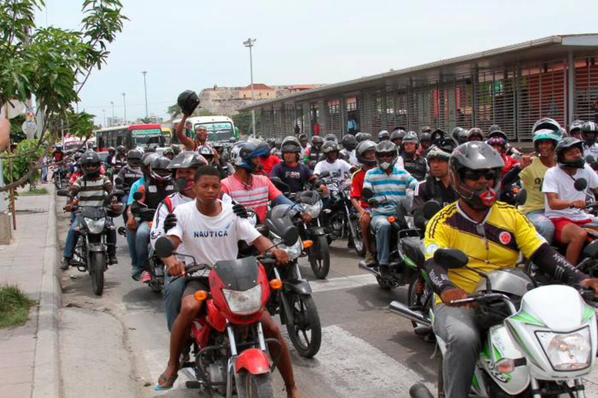 ¡Atento! Este viernes habrá bloqueos de motociclistas en Cartagena