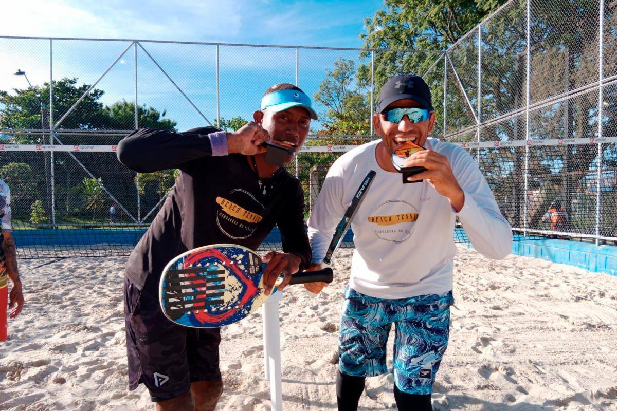El beach tennis de Bolívar saca pecho en Medellín
