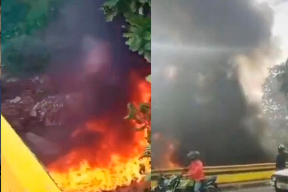 Video: voraz incendio tras una explosión en Ocaña, Norte de Santander