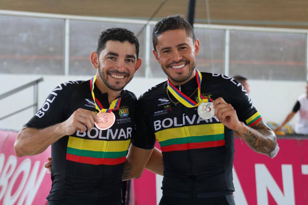 Bolívar hizo historia en los Nacionales de Ciclismo de Pista