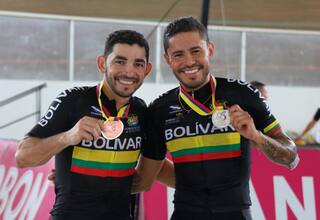 Bolívar hizo historia en los Nacionales de Ciclismo de Pista