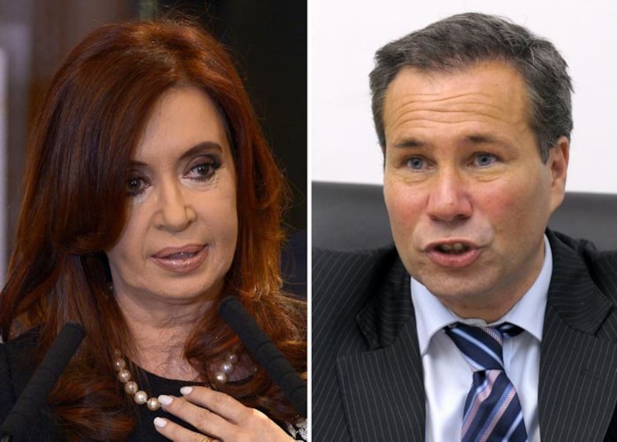 Cristina Fernández y Alberto Nisman. AFP JUAN MABROMATA