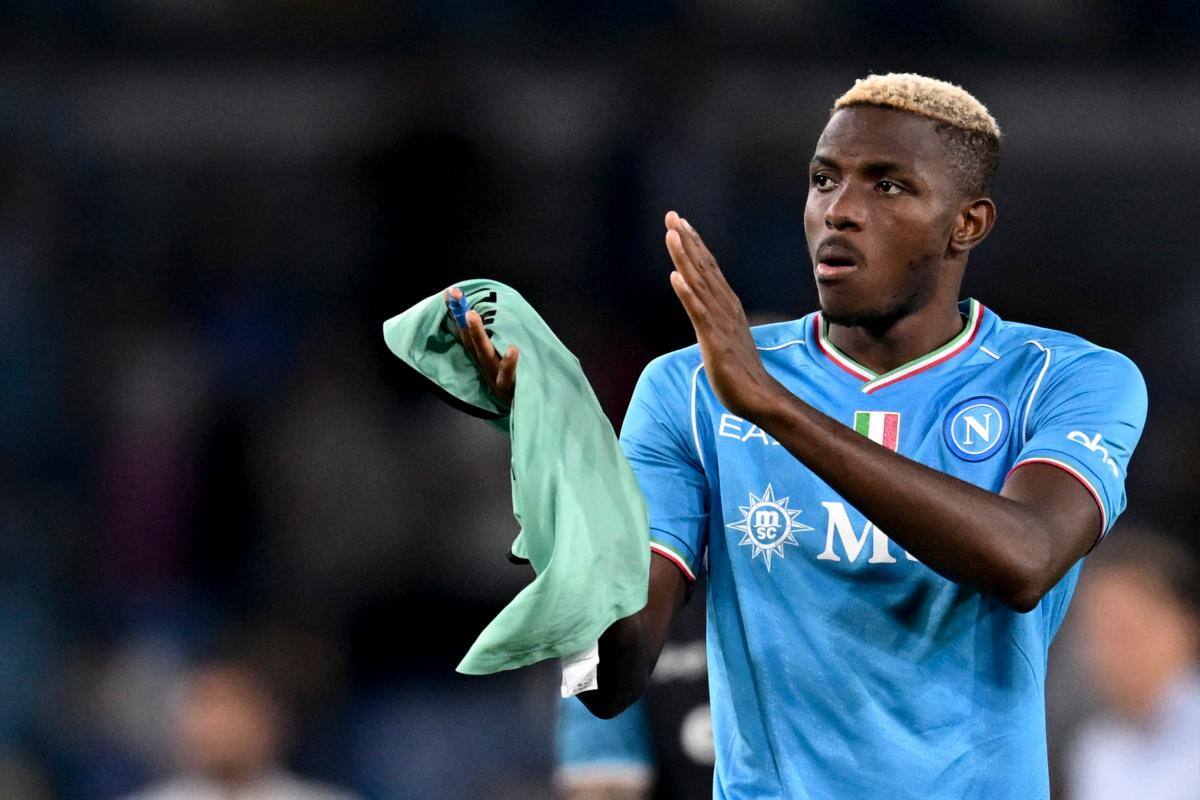 Nápoles se burla en TikTok de su jugador Victor Osimhen