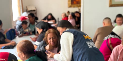 Venezolanos en Barranquilla se pronuncian ante decisión del presidente De la Espriella