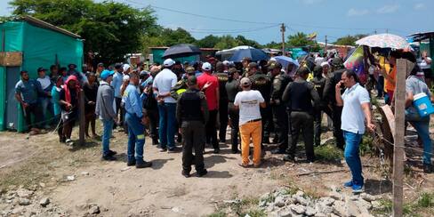 Tensión en Mamonal: se mantienen los diálogos en torno al desalojo