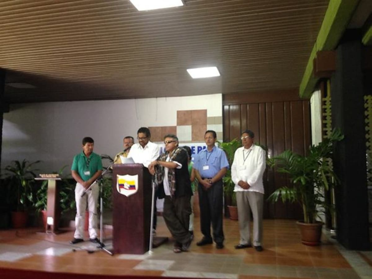 Negociodores de las Farc en La Habana. COLPRENSA