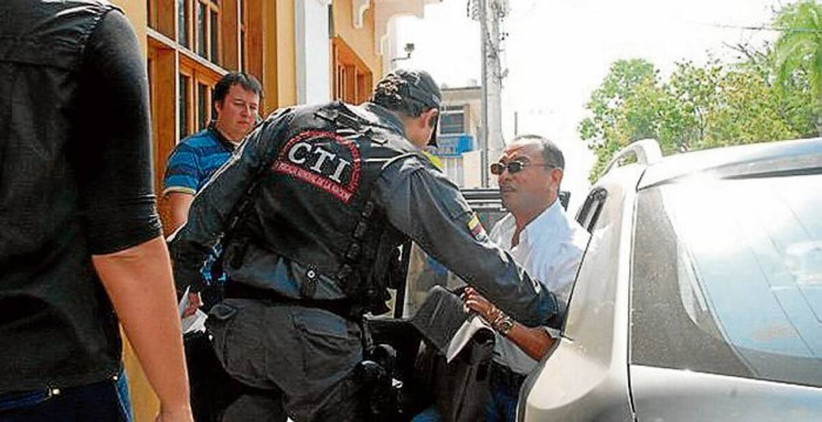 Abogados capturados en Montería el pasado 21 de febrero.