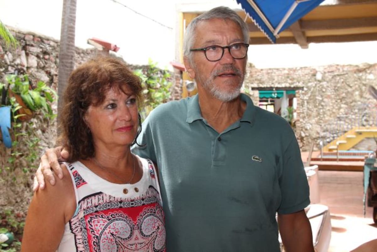 Dominique y René Torá son la pareja de franceses que fue asaltada en La Boquilla. Kailline Giraldo- El Universal
