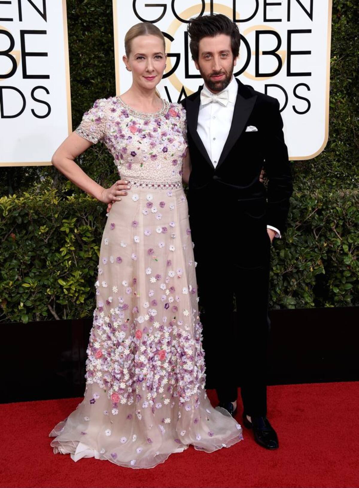 Jocelyn Towne y Simon Helberg.
