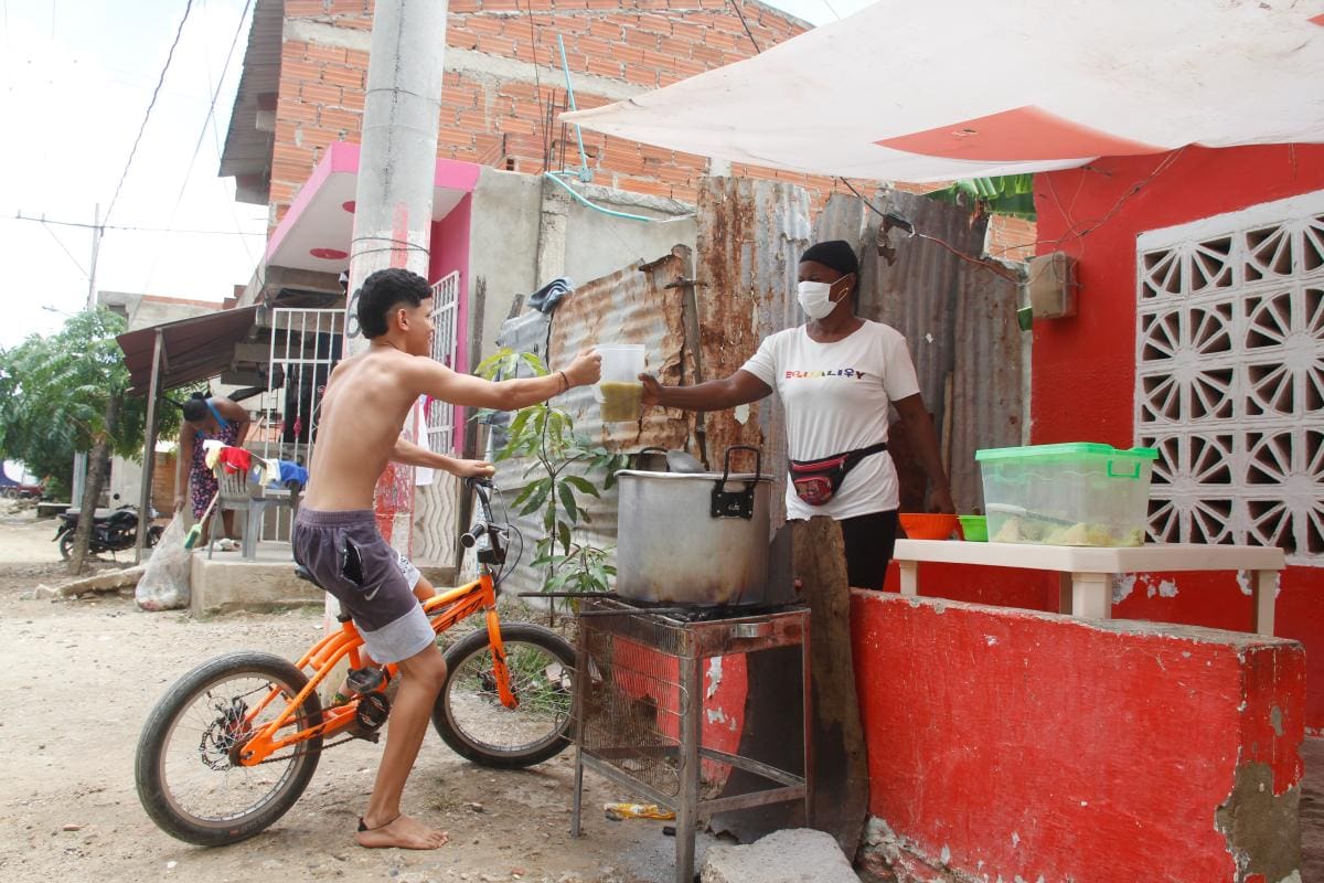 Una familia de El Pozón en Cartagena vive con 2 mil pesos al día