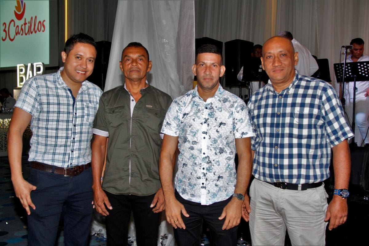 Johan San Juan, Miguel Antonio Julio Solano, Dairo Mendoza y Manuel Uribe.