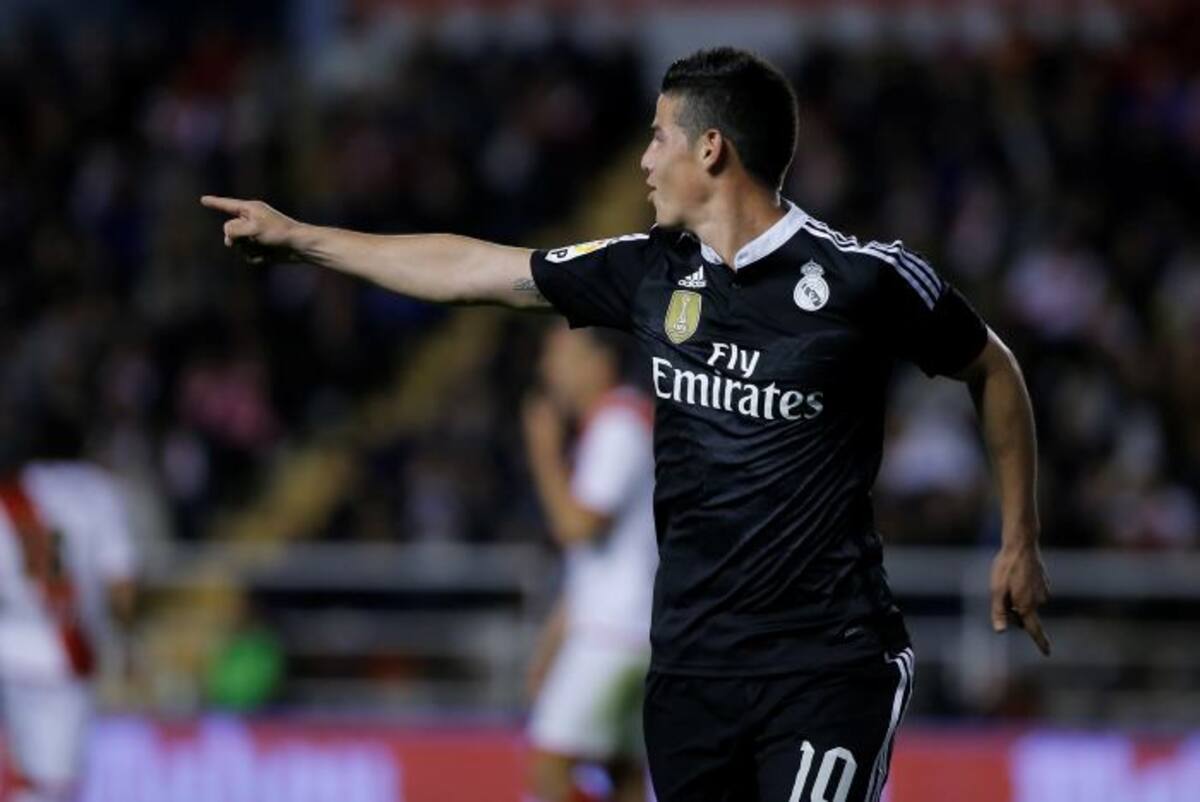 James Rodríguez marcó en la victoria de Real Madrid, pero se perderá el próximo partido. AP Andres Kudacki