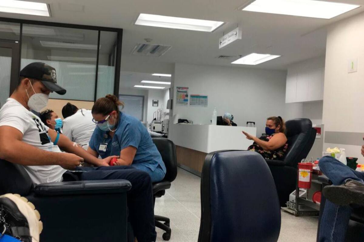 ¡Están contigo! Decenas de donantes de sangre a Jorge Oñate
