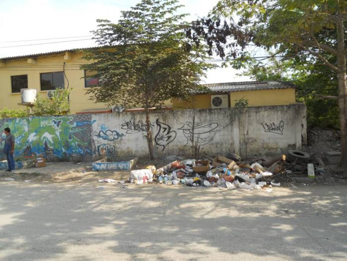 Parte de atrás del Colegio Ana María Perez de Otero. eluniversal.com.co