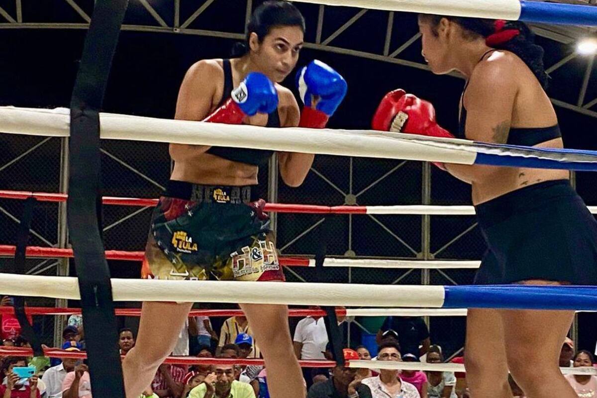 Boxeo femenino: “La Modelo” noqueó a “La Diva Asesina” en Coveñas