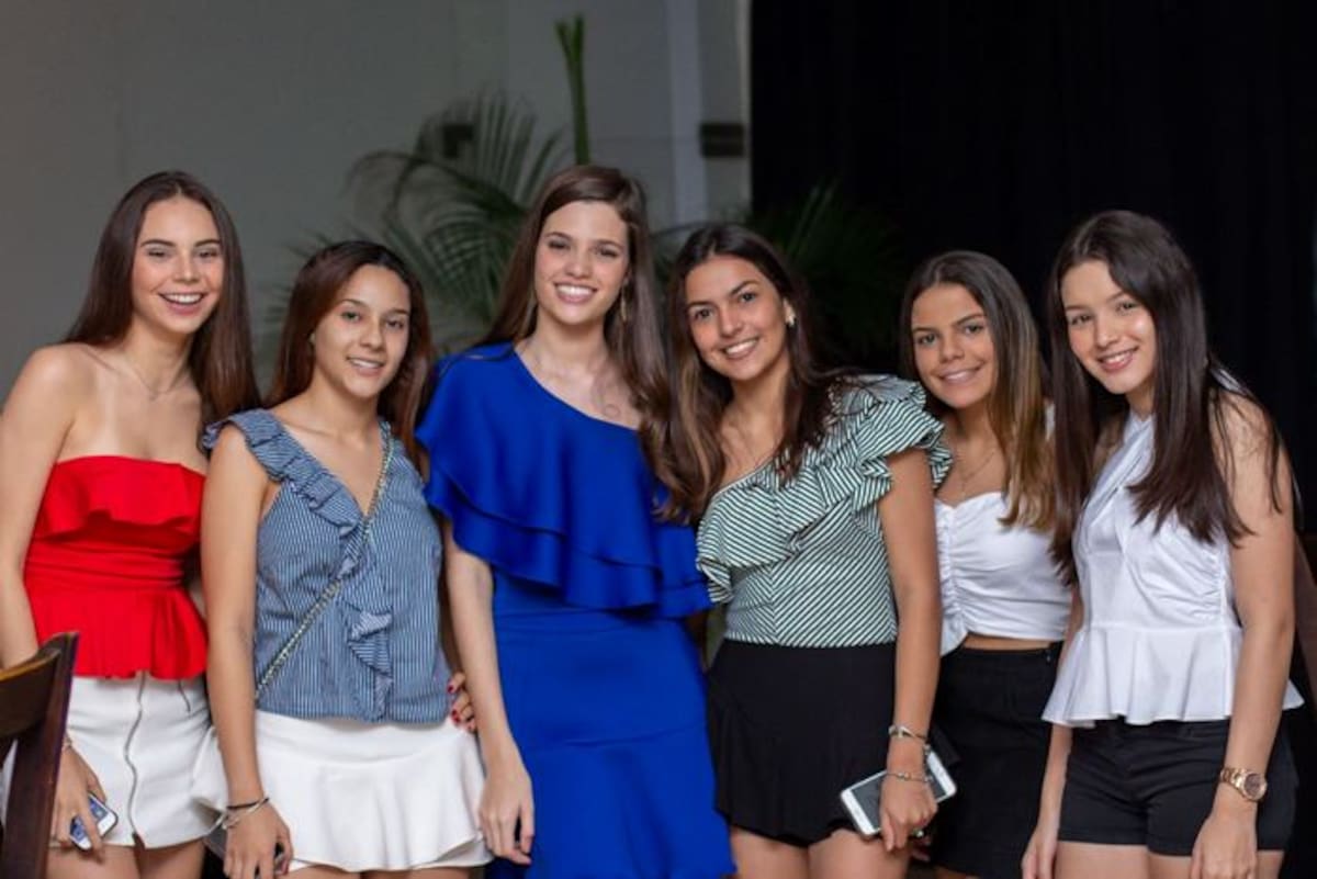 Juliana Osorio, María José Carmona, María Margarita Vélez, María Paola Hernández, María Alexandra Pereira y Daniela Saavedra. CORTESÍA
