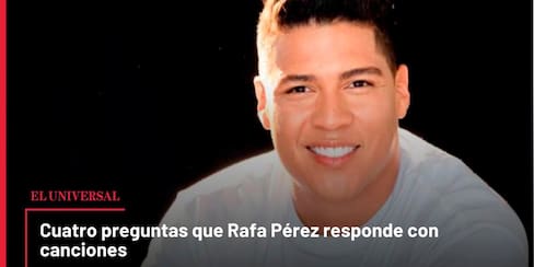 Video: Cuatro preguntas que Rafa Pérez responde con canciones