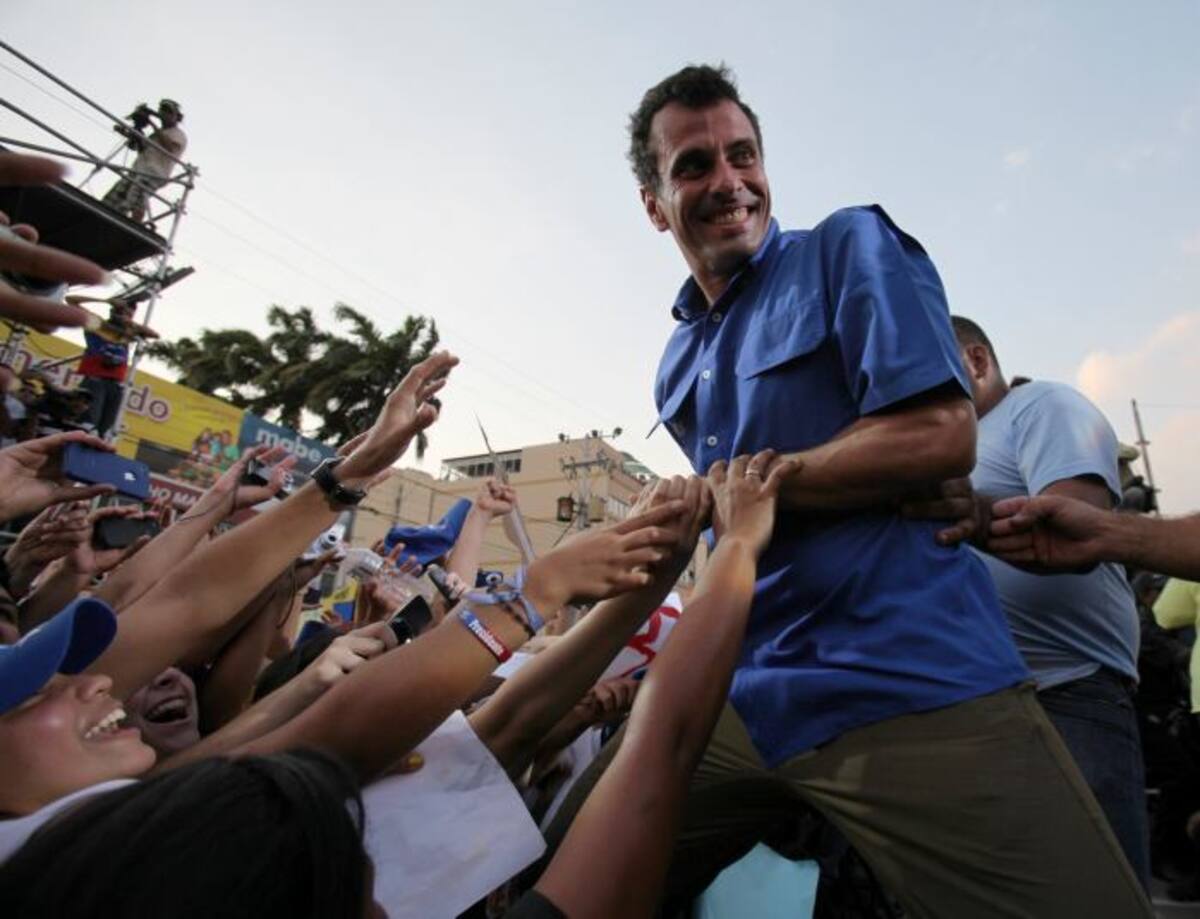 Henrique Capriles, candidato de la oposición. AP Fernando Llano