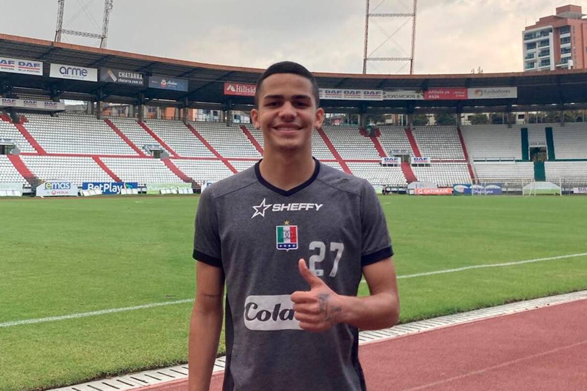 ¡Juega mucho!: El joven cartagenero que llegó al Once Caldas pidiendo vía