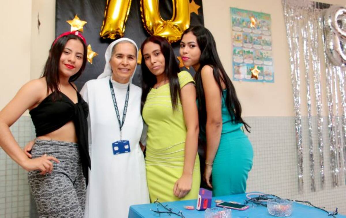Naima Betancourt, Ángela Tovar, Sol María Horta y Sharik Del Risco.