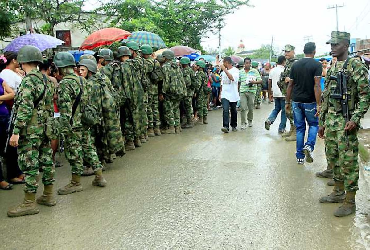 La fuerza pública fue triplicada en algunos municipios julio castaño