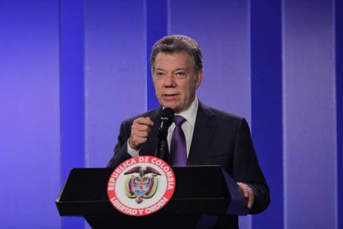 A Santos lo acompañará la canciller María Ángela Holguín. Colprensa