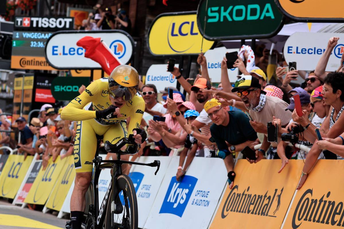 Vingegaard tritura a Pogacar en la contrarreloj individual del Tour de Francia