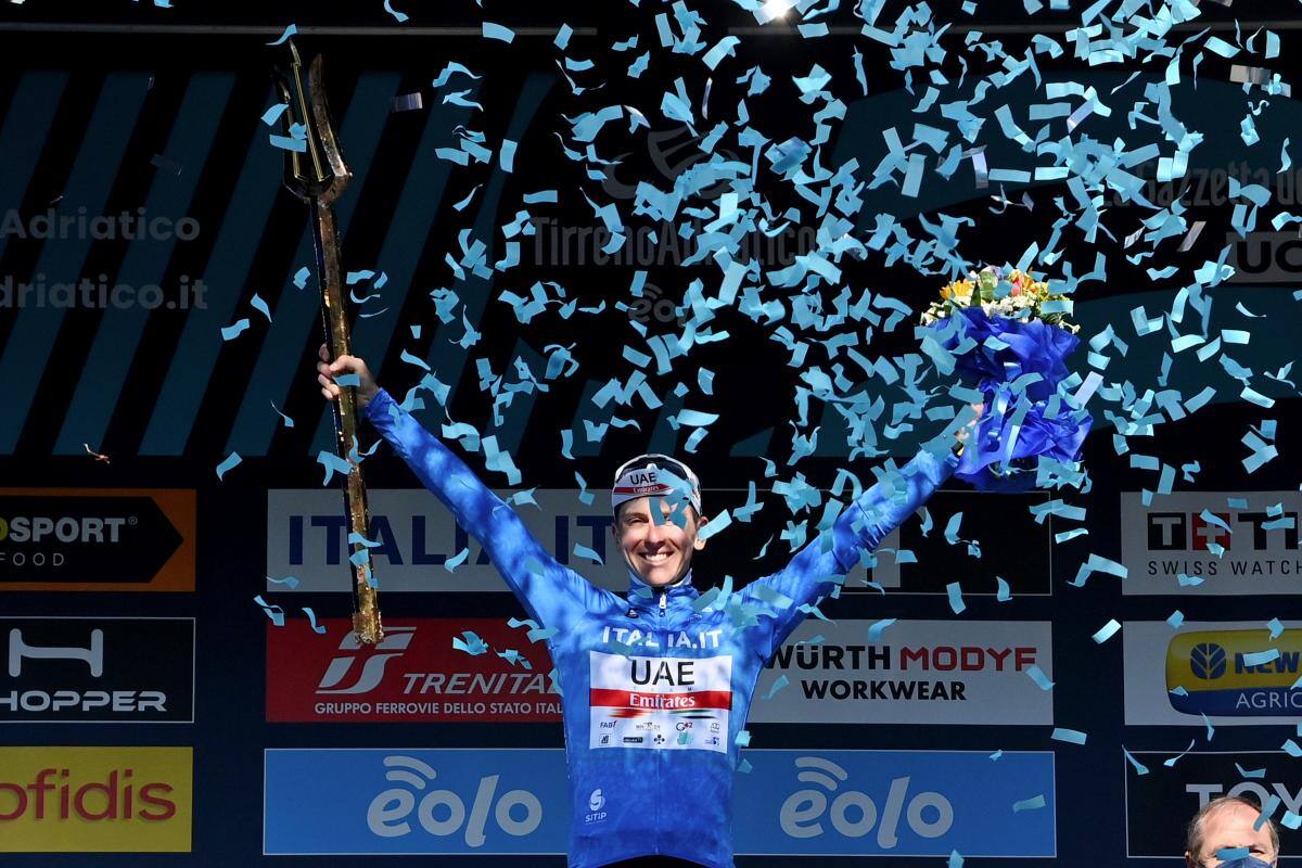 Tadej Pogacar renueva el reinado de la Tirreno Adriático